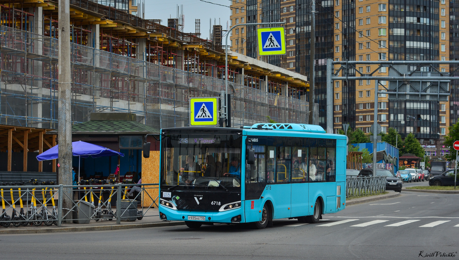Санкт-Петербург, Volgabus-4298.G4 (LNG) № 6718