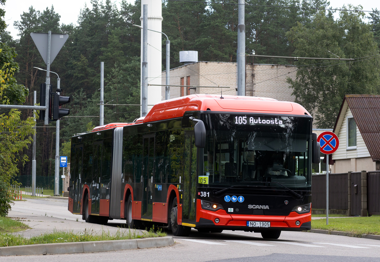 Латвия, Scania Citywide LFA II 17.9 № 381
