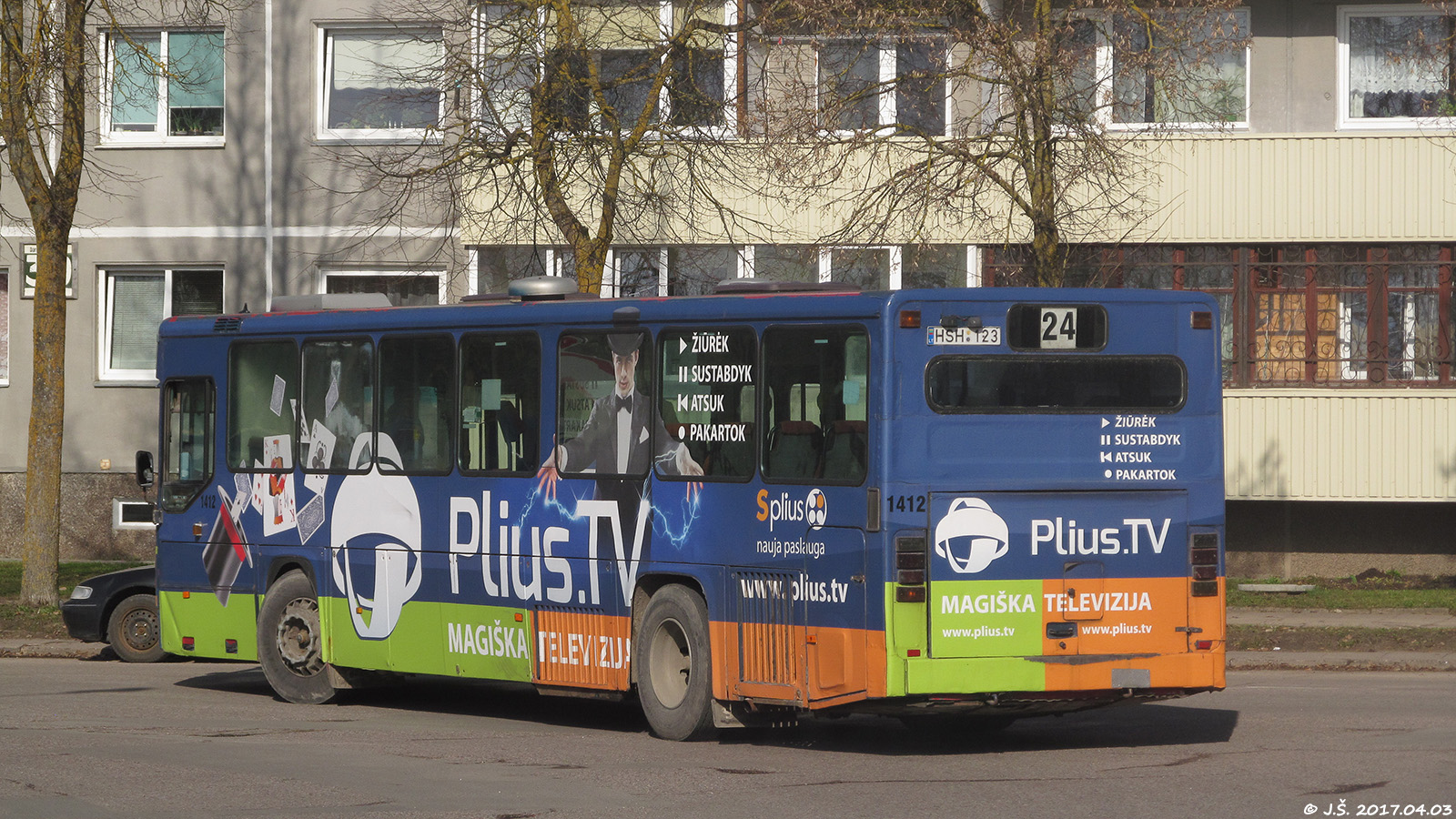 Литва, Scania CN113CLB № 1412