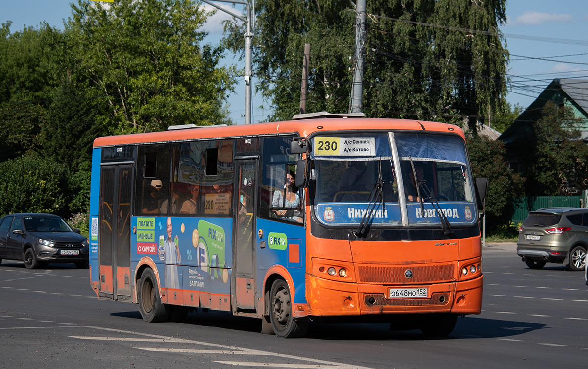 Нижегородская область, ПАЗ-320414-05 "Вектор" (1-2) № О 648 МО 152
