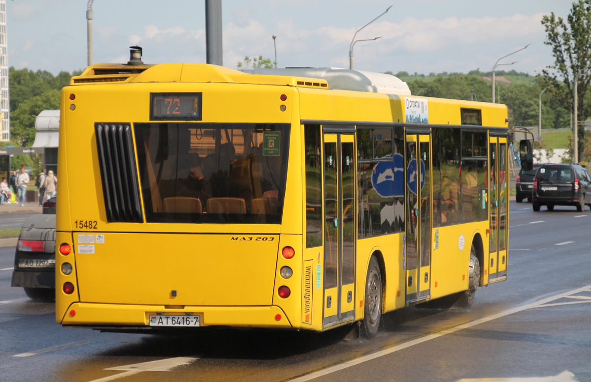 Минск, МАЗ-203.015 № 015482