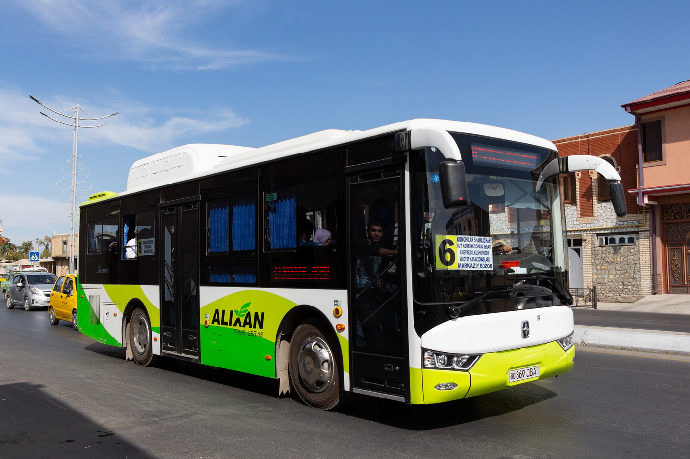 Узбекистан, Yaxing JS6926GHCP № 80 869 JBA