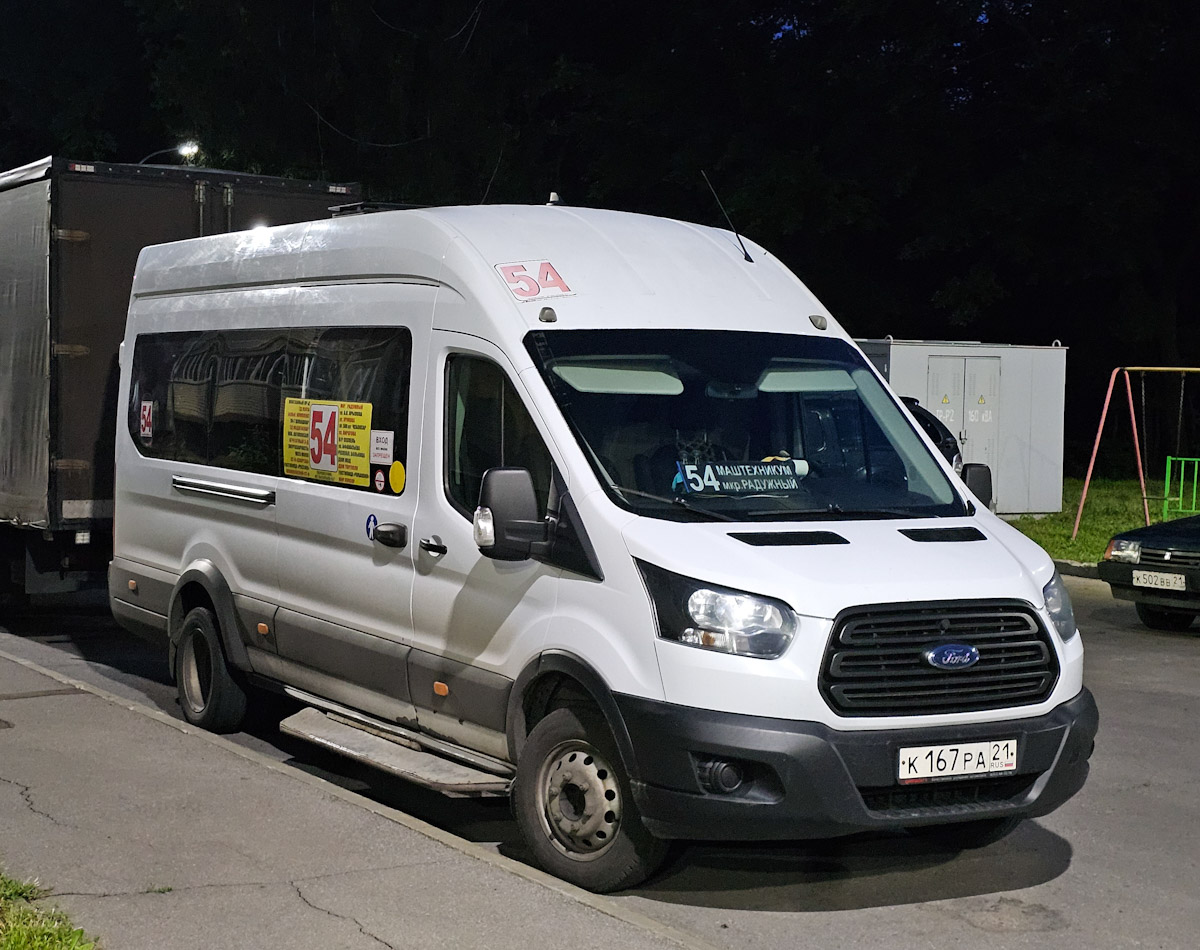 Чувашия, Ford Transit FBD [RUS] (X2F.ESG.) № К 167 РА 21