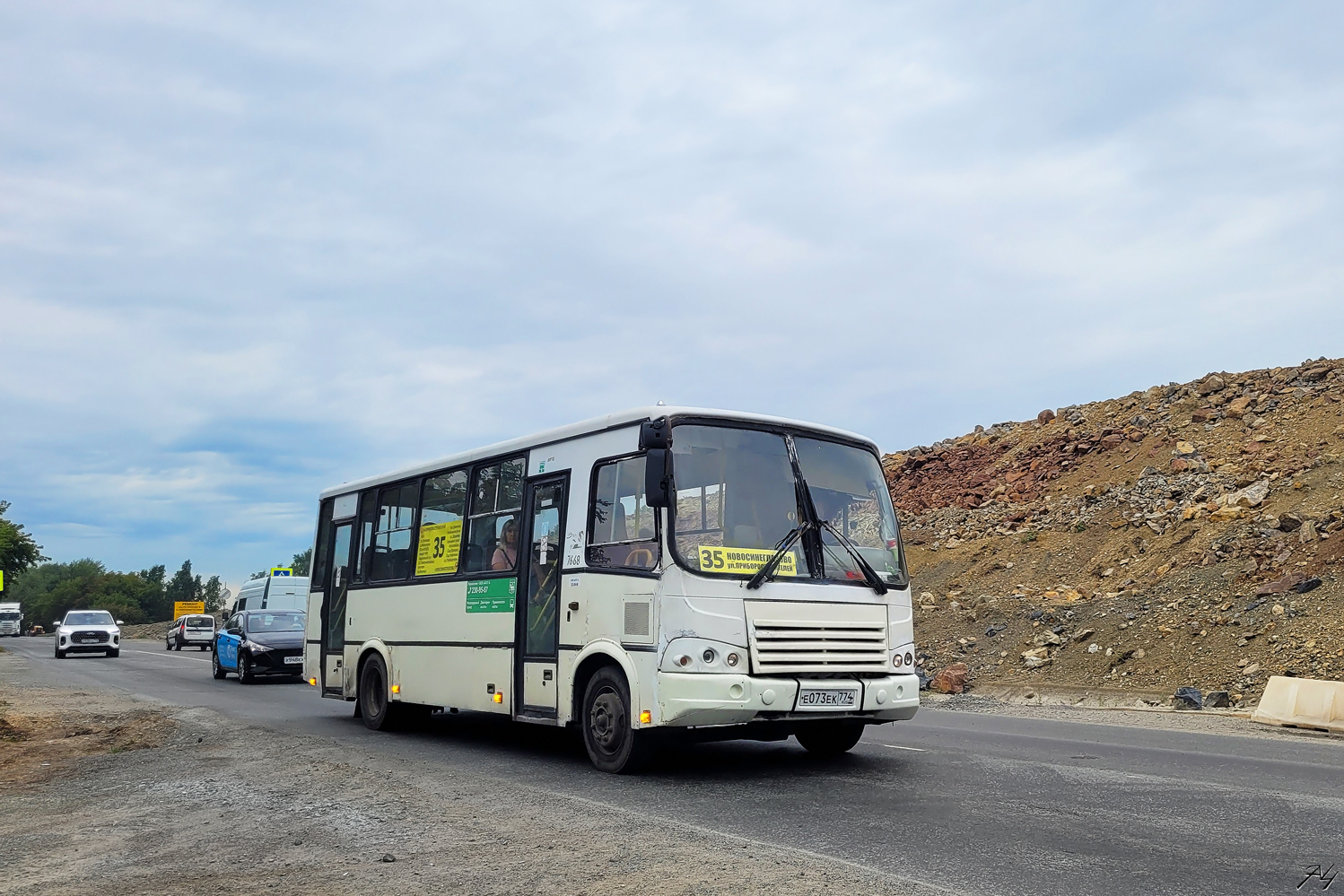 Челябинская область, ПАЗ-320412-05 № Е 073 ЕК 774