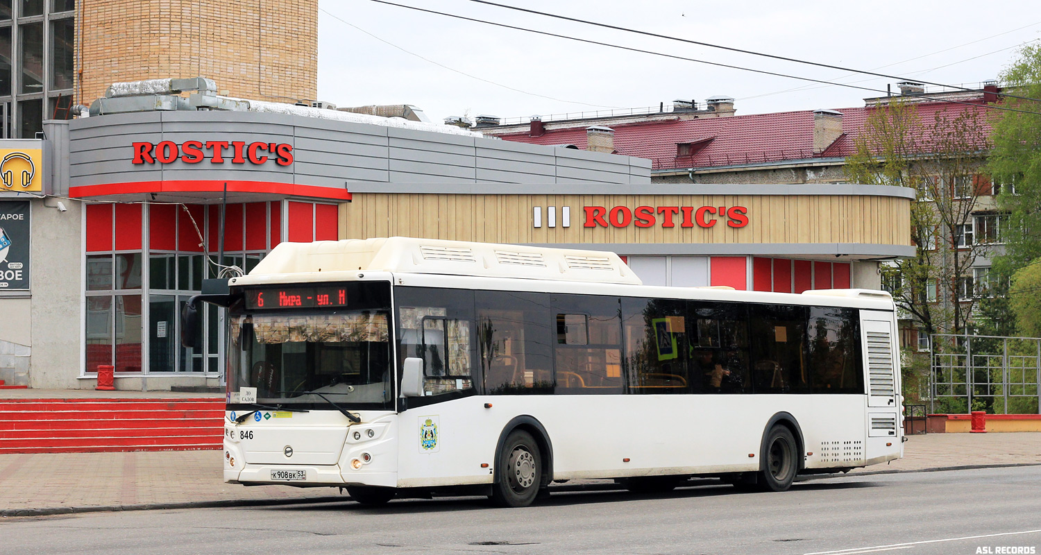 Новгородская область, ЛиАЗ-5292.67 (CNG) № 846