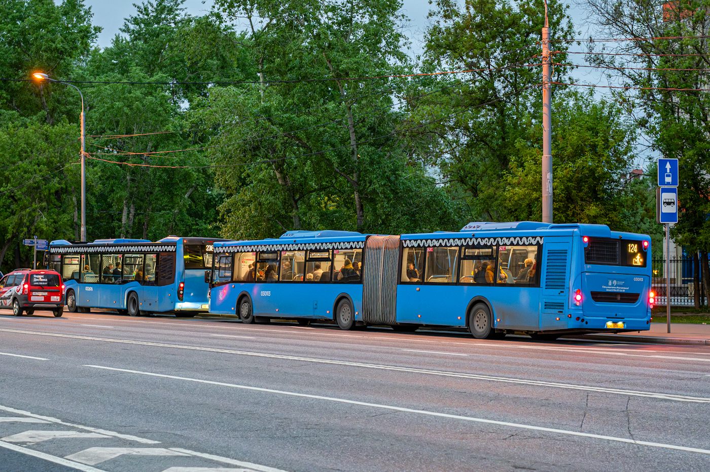 Москва, ЛиАЗ-6213.65 № 030113 Москва, ЛиАЗ-6213.65 № 030113