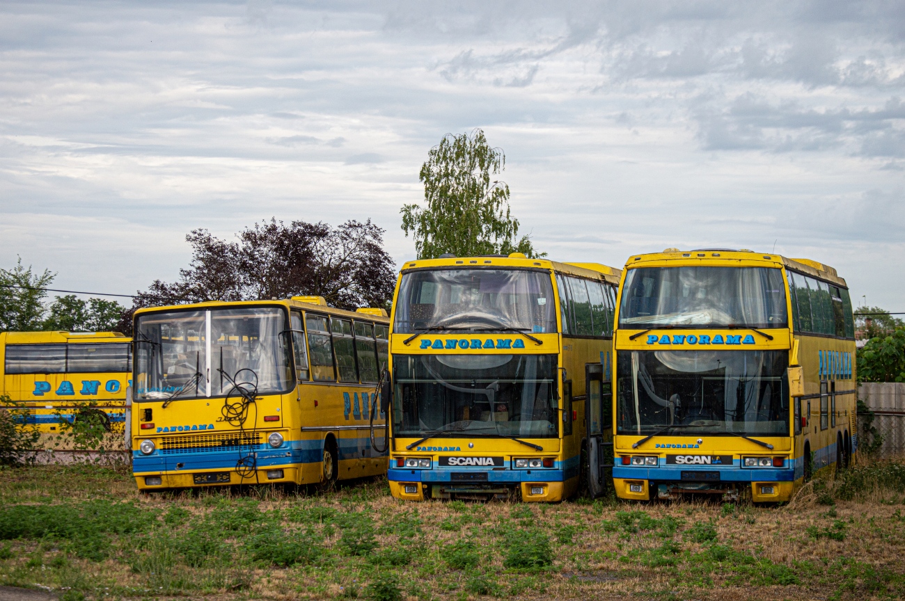 Венгрия, Ikarus 256.50E № FKF-302; Венгрия, Ikarus EAG 397.20 № LRR-713; Венгрия, Ikarus EAG 397.00 № LWJ-351