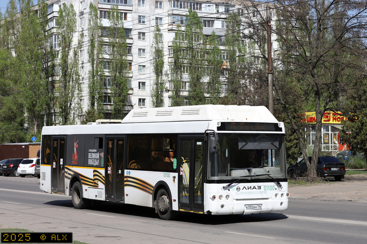 Воронежская область, ЛиАЗ-5292.67 (CNG) № 01100