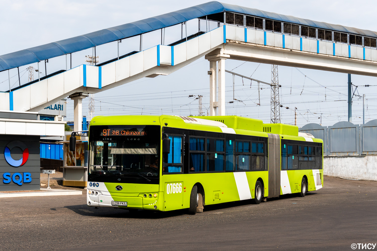 Узбекистан, King Long XMQ6180G № 07666
