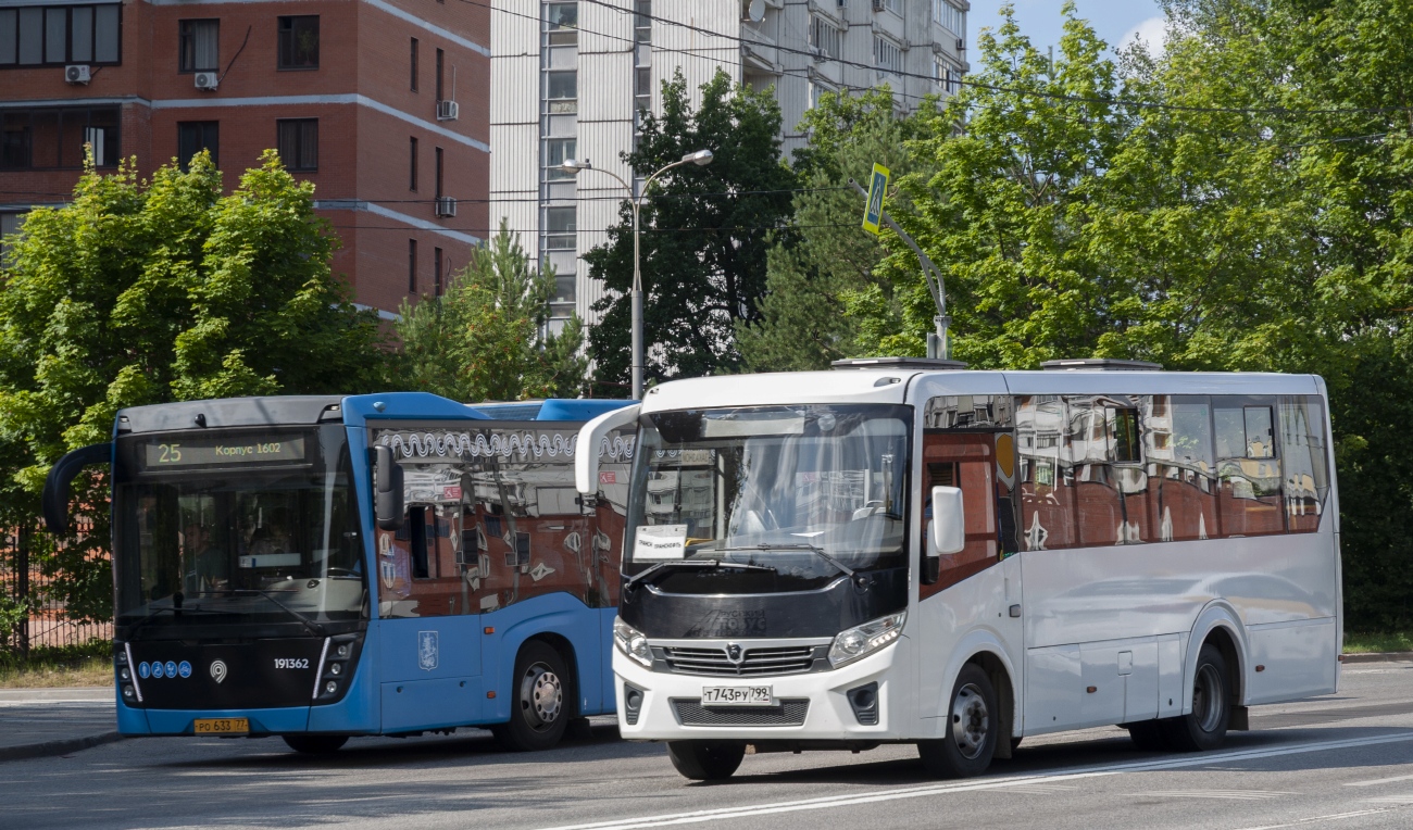 Москва, ПАЗ-320435-04 "Vector Next" № Т 743 РУ 799