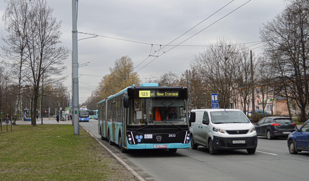 Sankt Petersburg, LiAZ-6213.65 Nr. 2833