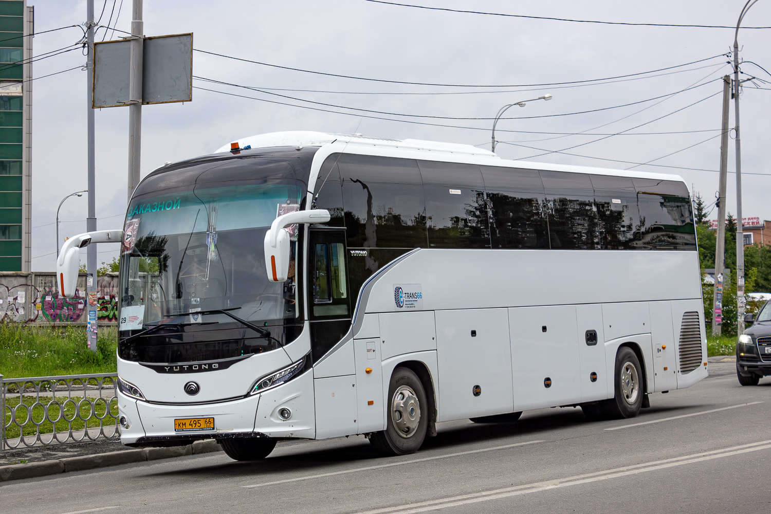 Свердловская область, Yutong C12PRO (ZK6128H) № КМ 495 66