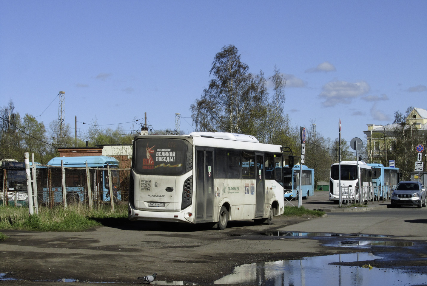 Ленинградская область, КАМАЗ-4280-F5 Vega № Т 417 УН 198