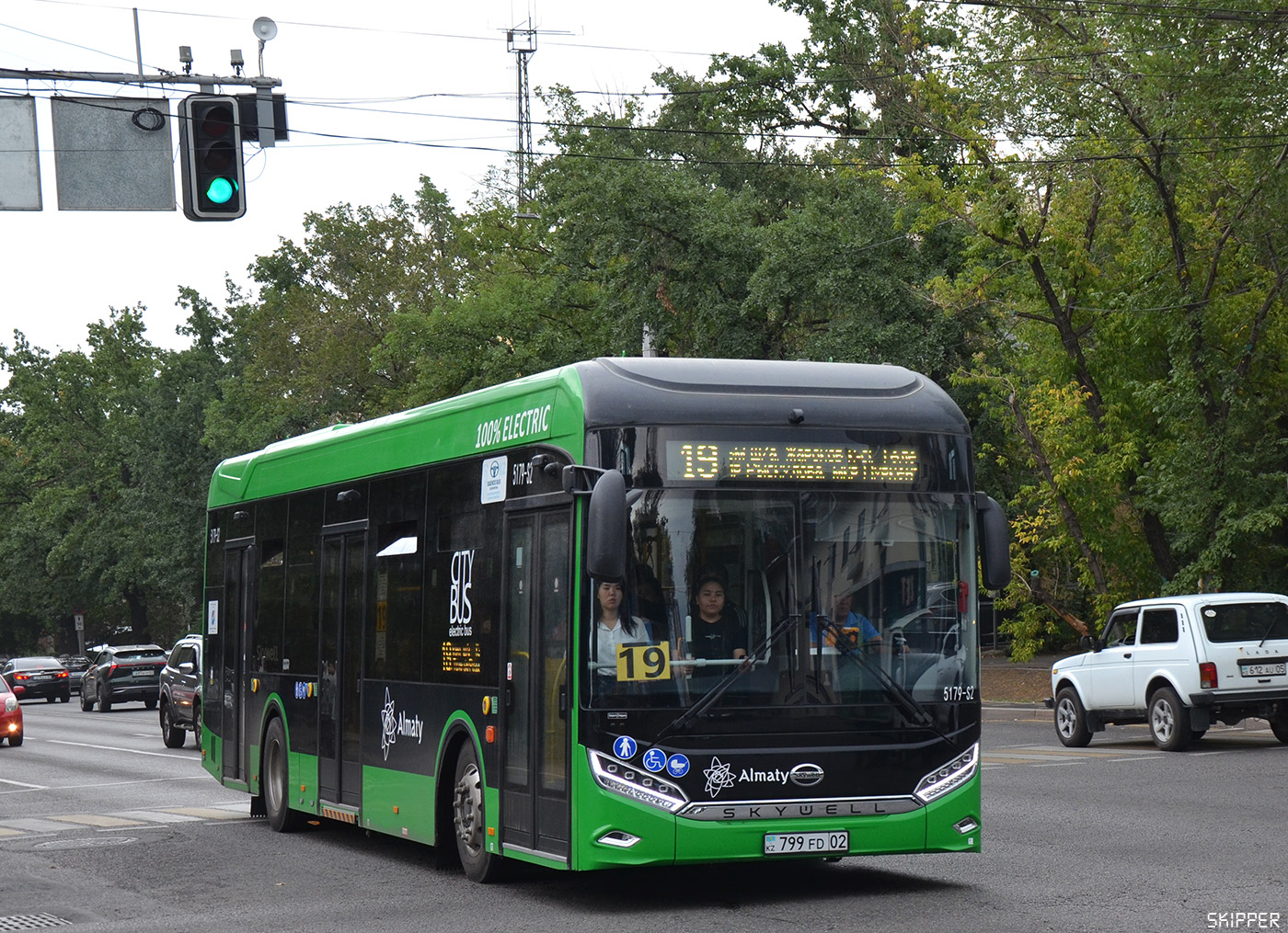 Алматы, Skywell NJL6128BEV (СемАЗ) № 5179-S2
