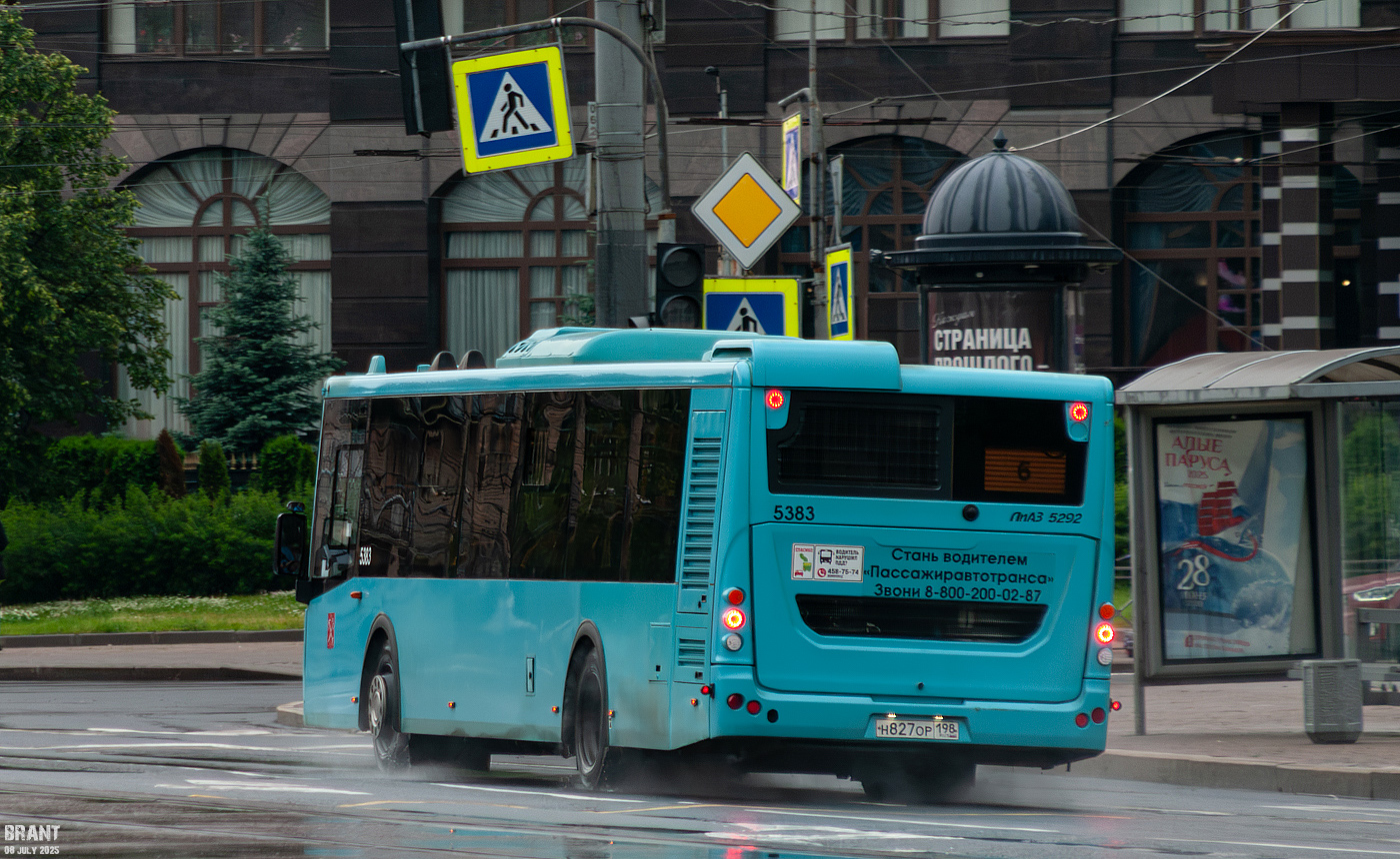 Санкт-Петербург, ЛиАЗ-5292.65 № 5383