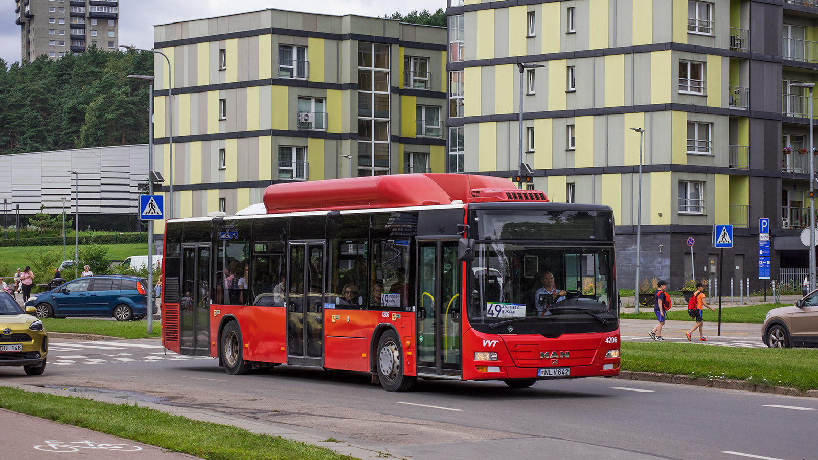 Литва, MAN A21 Lion's City NL313 CNG № 4206