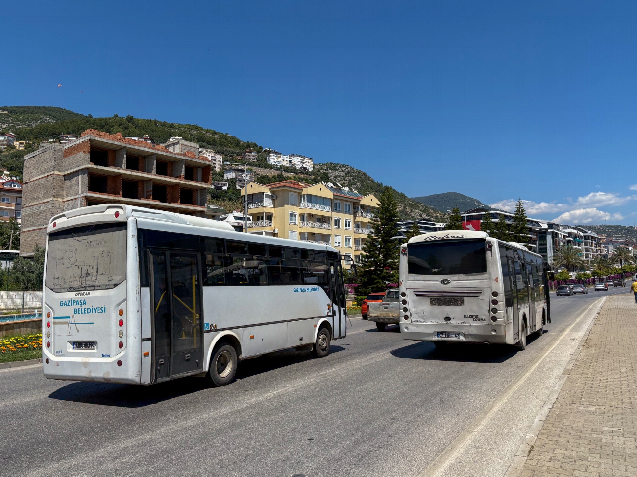 Турция, Otokar Sultan Maxi City № 07 UE 722; Турция, Güleryüz Cobra GM206LE № 43