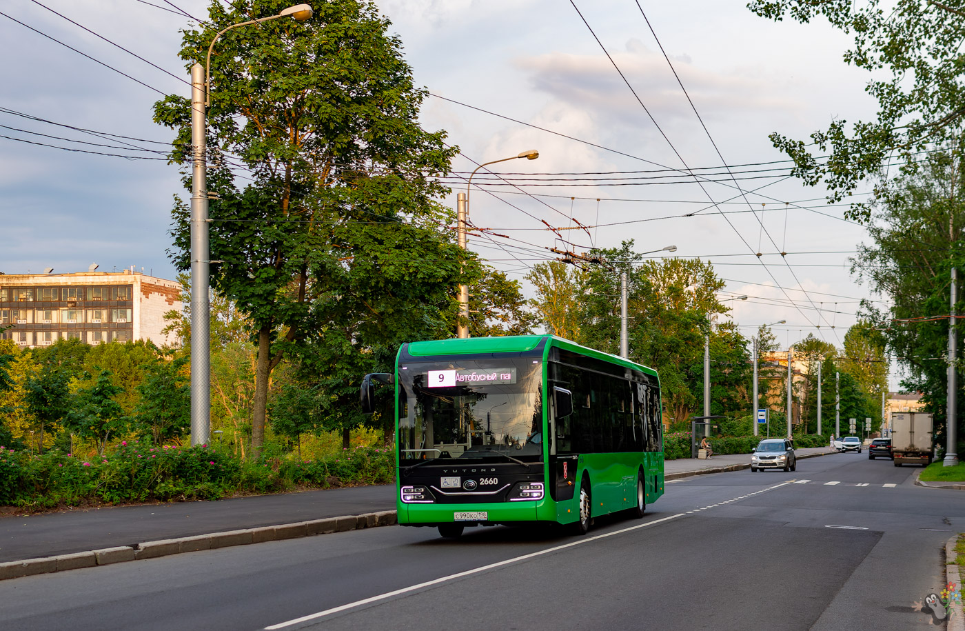 Санкт-Петербург, Yutong ZK6126BEVG № 2660