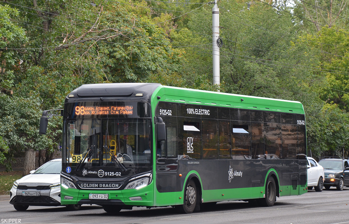 Алматы, Golden Dragon XML6125CE (Hyundai Trans Auto) № 5125-G2
