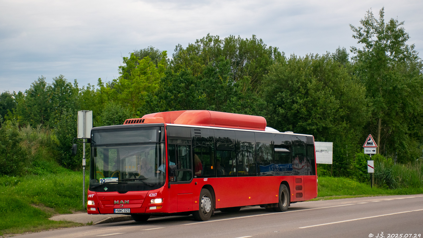 Литва, MAN A21 Lion's City NL313 CNG № 4207
