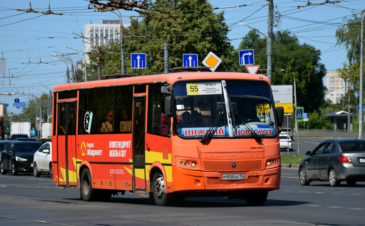 Нижегородская область, ПАЗ-320414-04 "Вектор" № Р 908 АВ 152