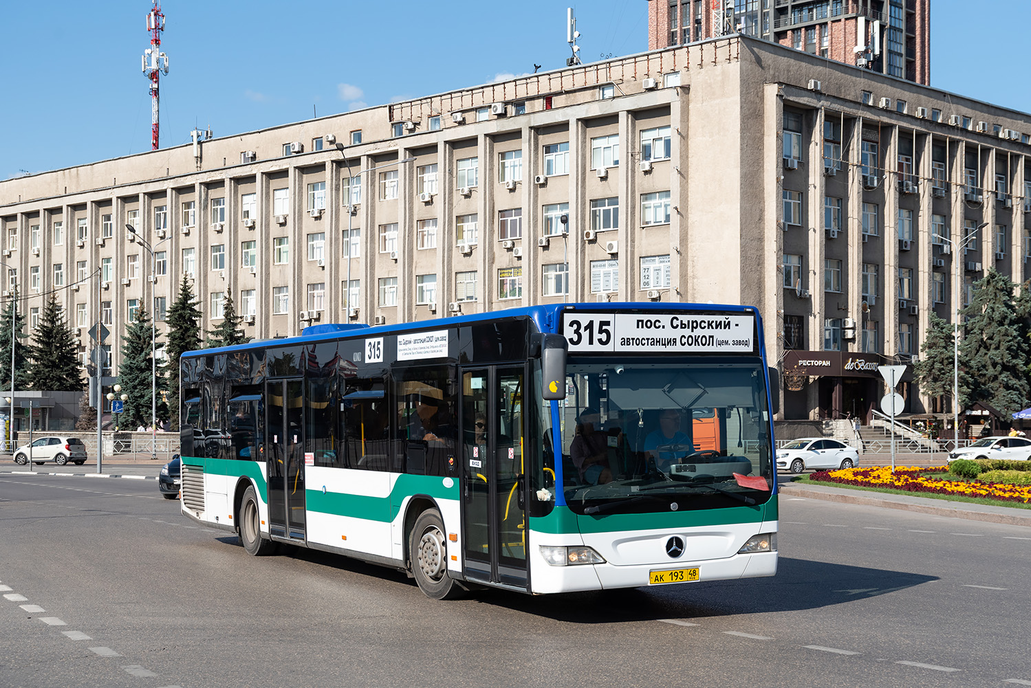Липецкая область, Mercedes-Benz O530 Citaro facelift № АК 193 48