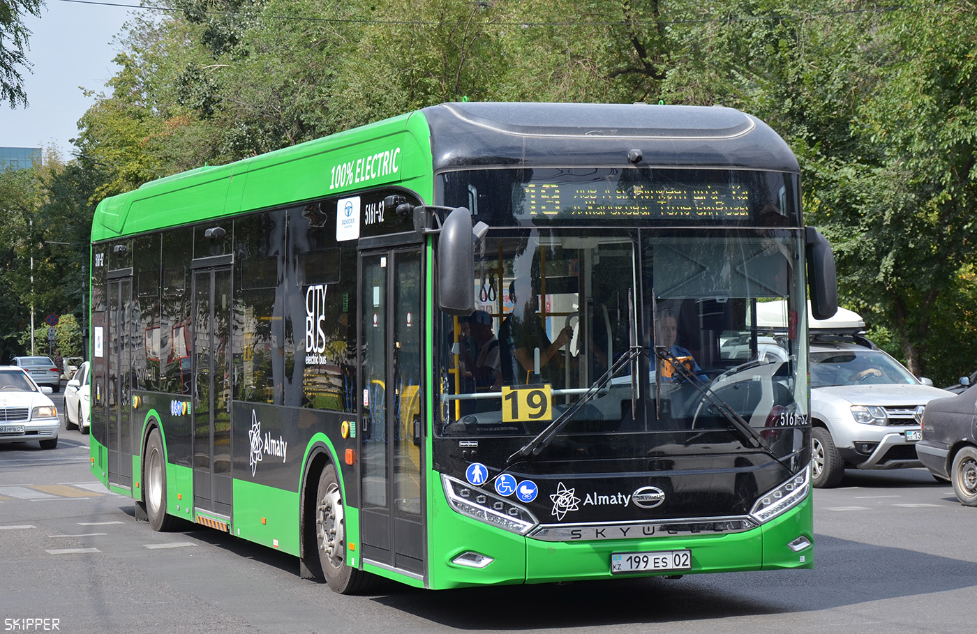 Алматы, Skywell NJL6128BEV (СемАЗ) № 5161-S2