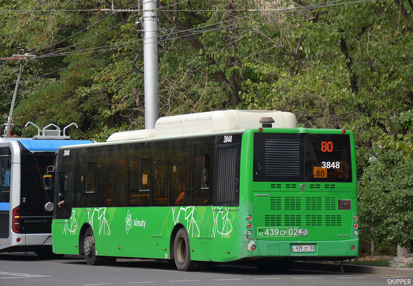Алматы, Golden Dragon XML6125CN (Hyundai Trans Auto) № 3848 Алматы, Golden Dragon XML6125CN (Hyundai Trans Auto) № 3848