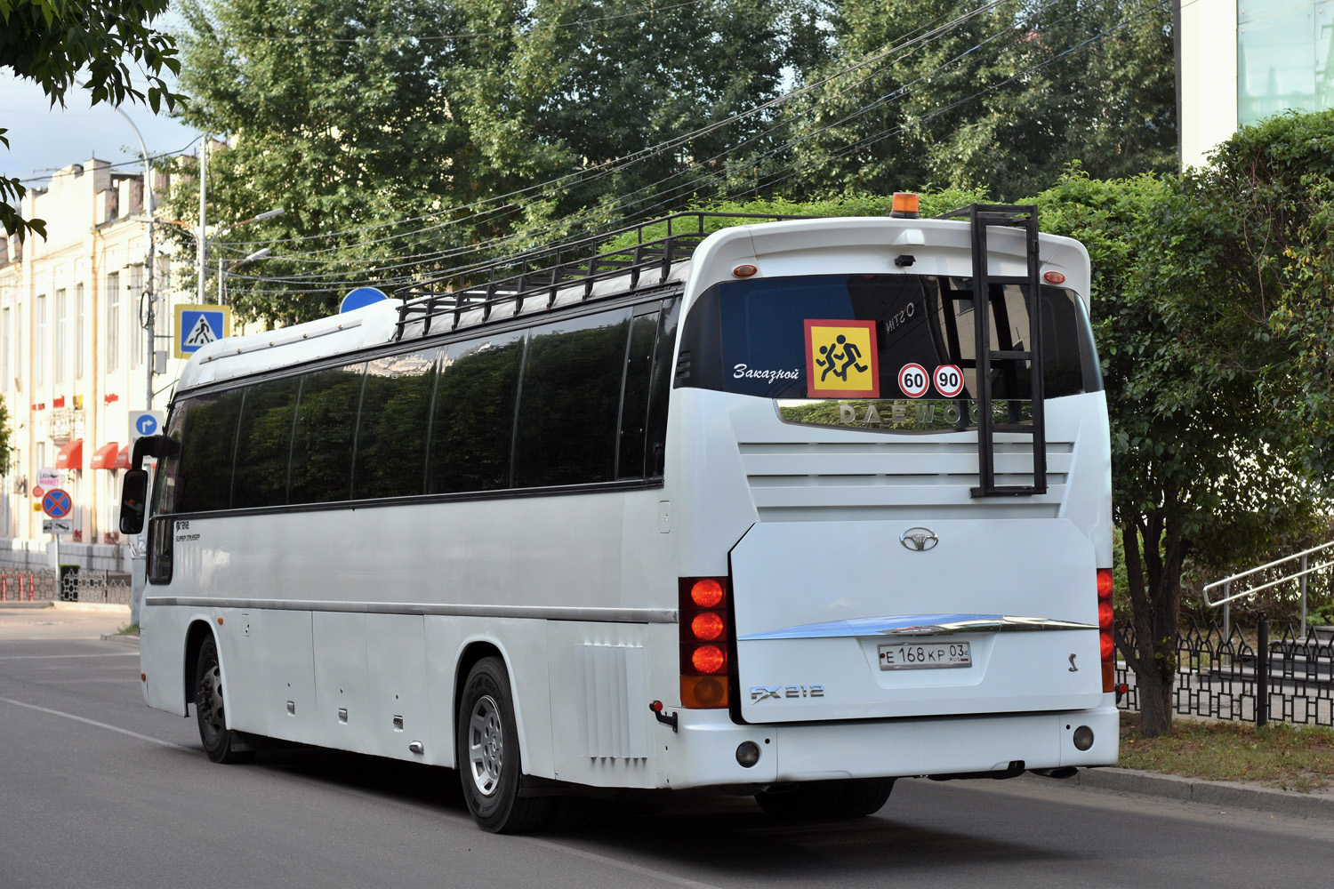 Бурятия, Daewoo FX212 Super Cruiser № Е 168 КР 03