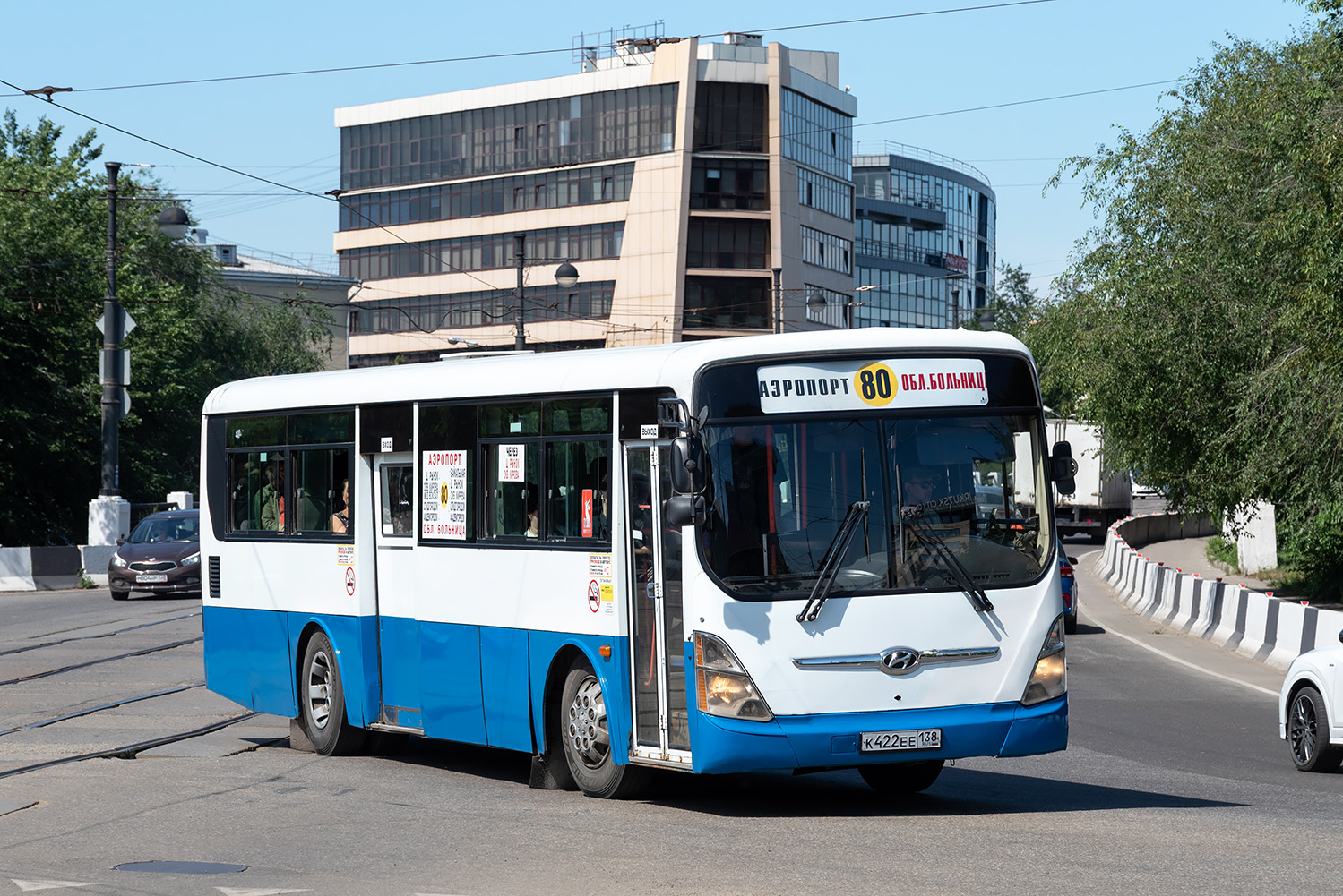 Иркутская область, Hyundai New Super AeroCity 1F/L № К 422 ЕЕ 138