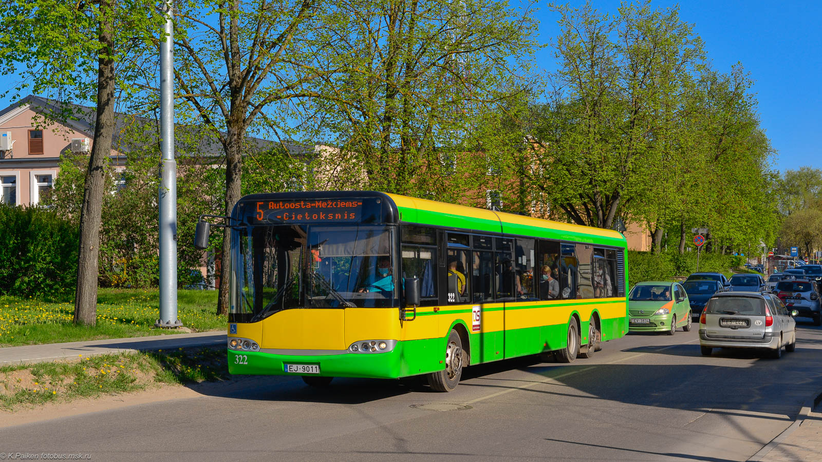 Латвия, Solaris Urbino I 15 № 322