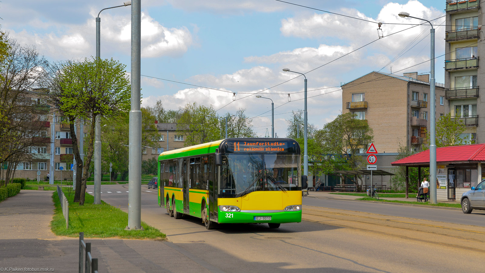 Латвия, Solaris Urbino I 15 № 321