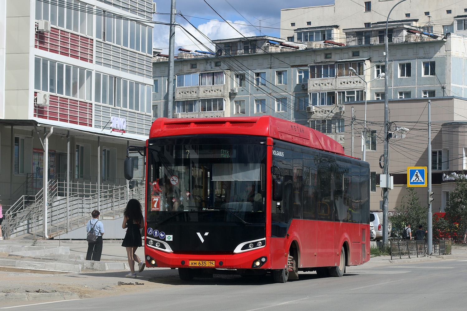 Саха (Якутия), Volgabus-4298.G4 (CNG) № КМ 635 14