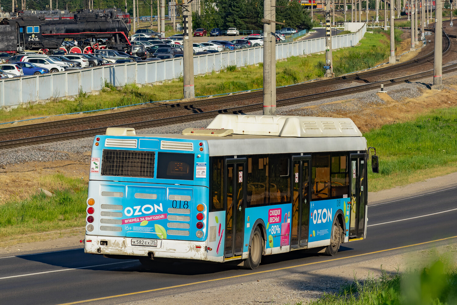 Вологодская область, ЛиАЗ-5292.67 (CNG) № 018