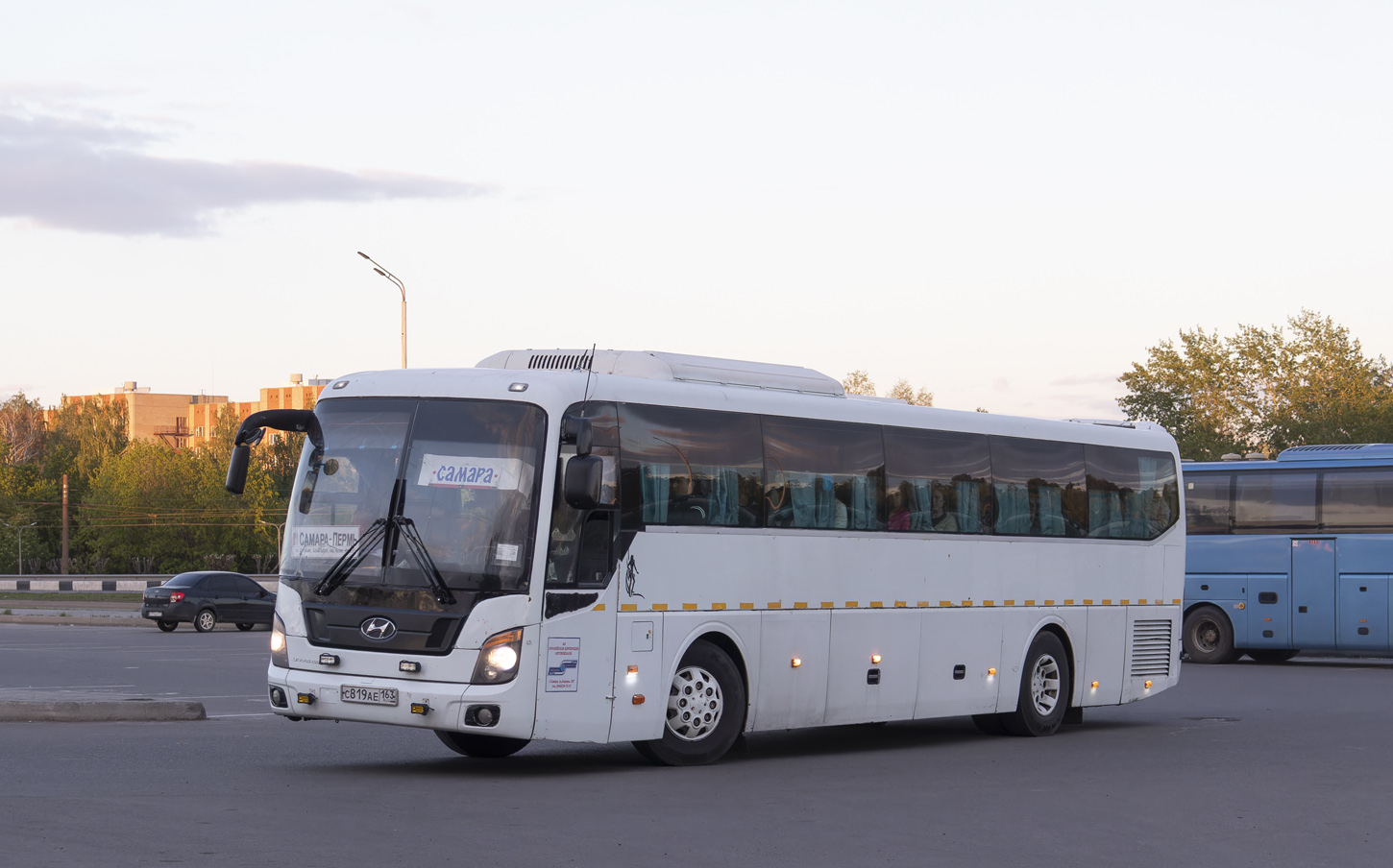Самарская область, Hyundai Universe Space Luxury № С 819 АЕ 163 Самарская область, Hyundai Universe Space Luxury № С 819 АЕ 163
