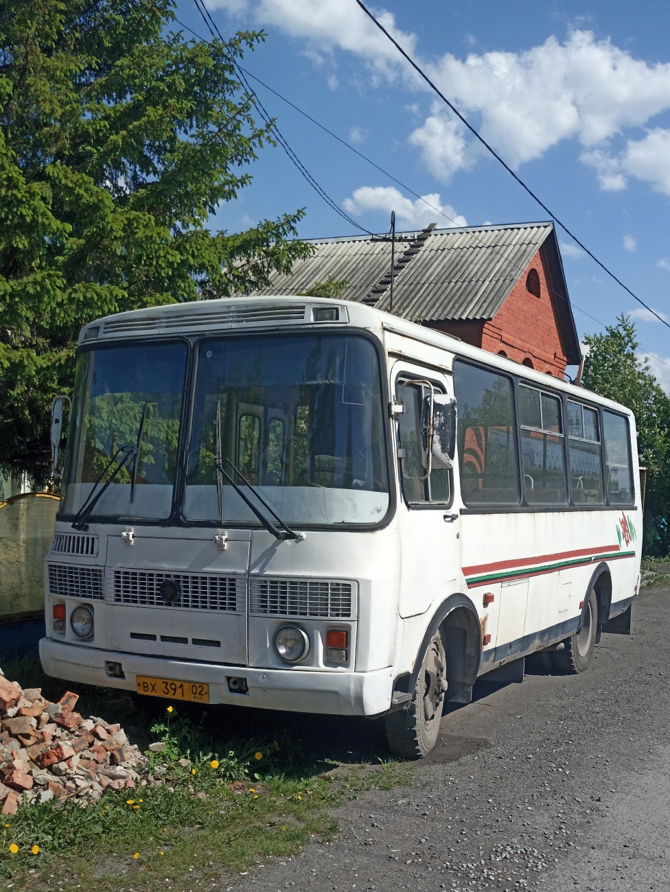Башкортостан, ПАЗ-32054 № ВХ 391 02