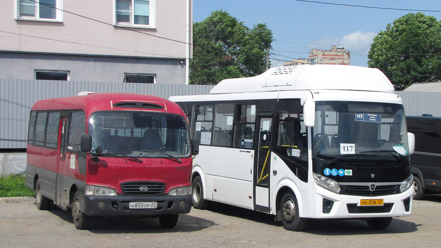 Хабаровский край, Hyundai County № Н 855 ОР 27