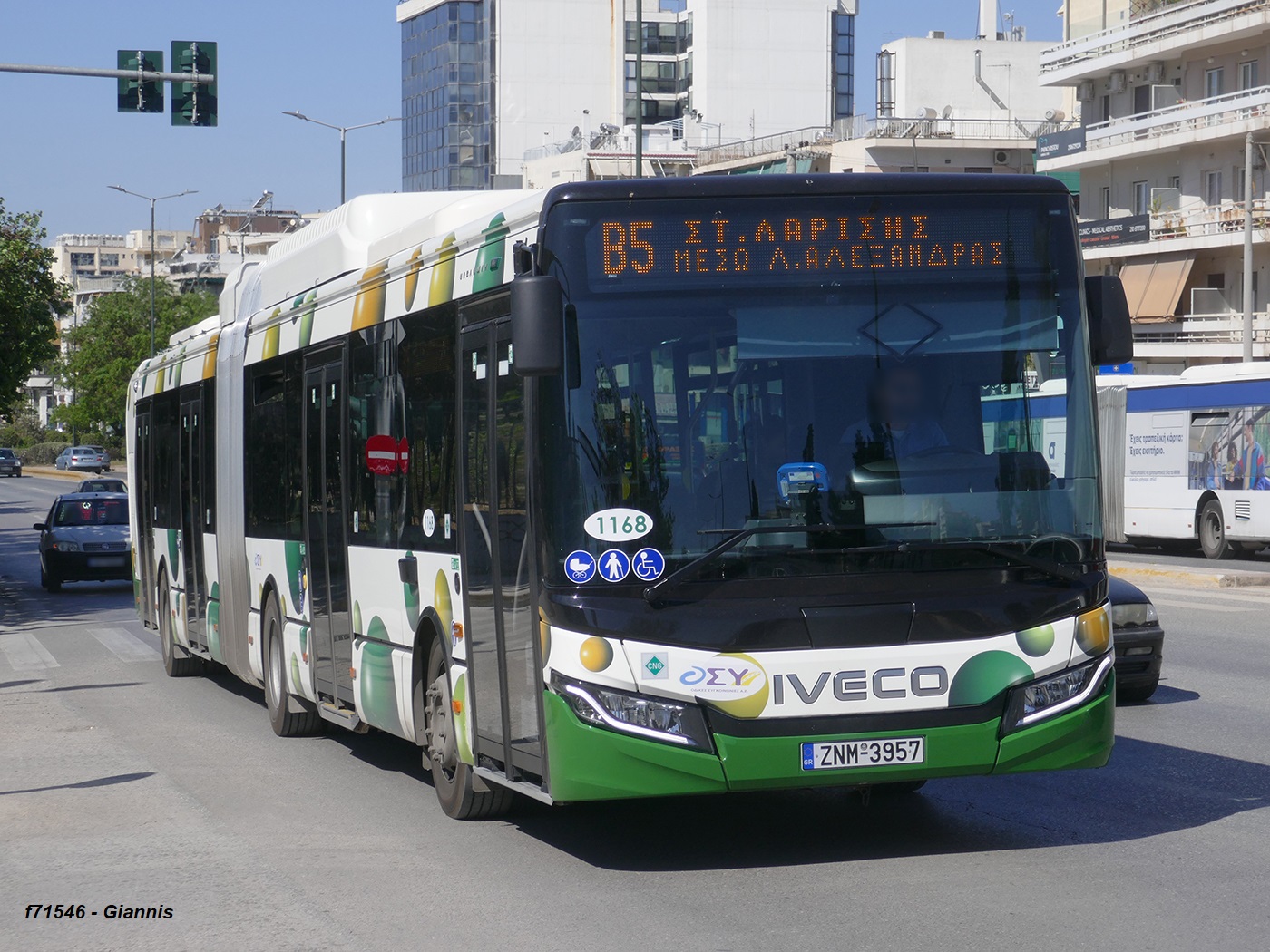 Греция, IVECO Urbanway 18M CNG № 1168