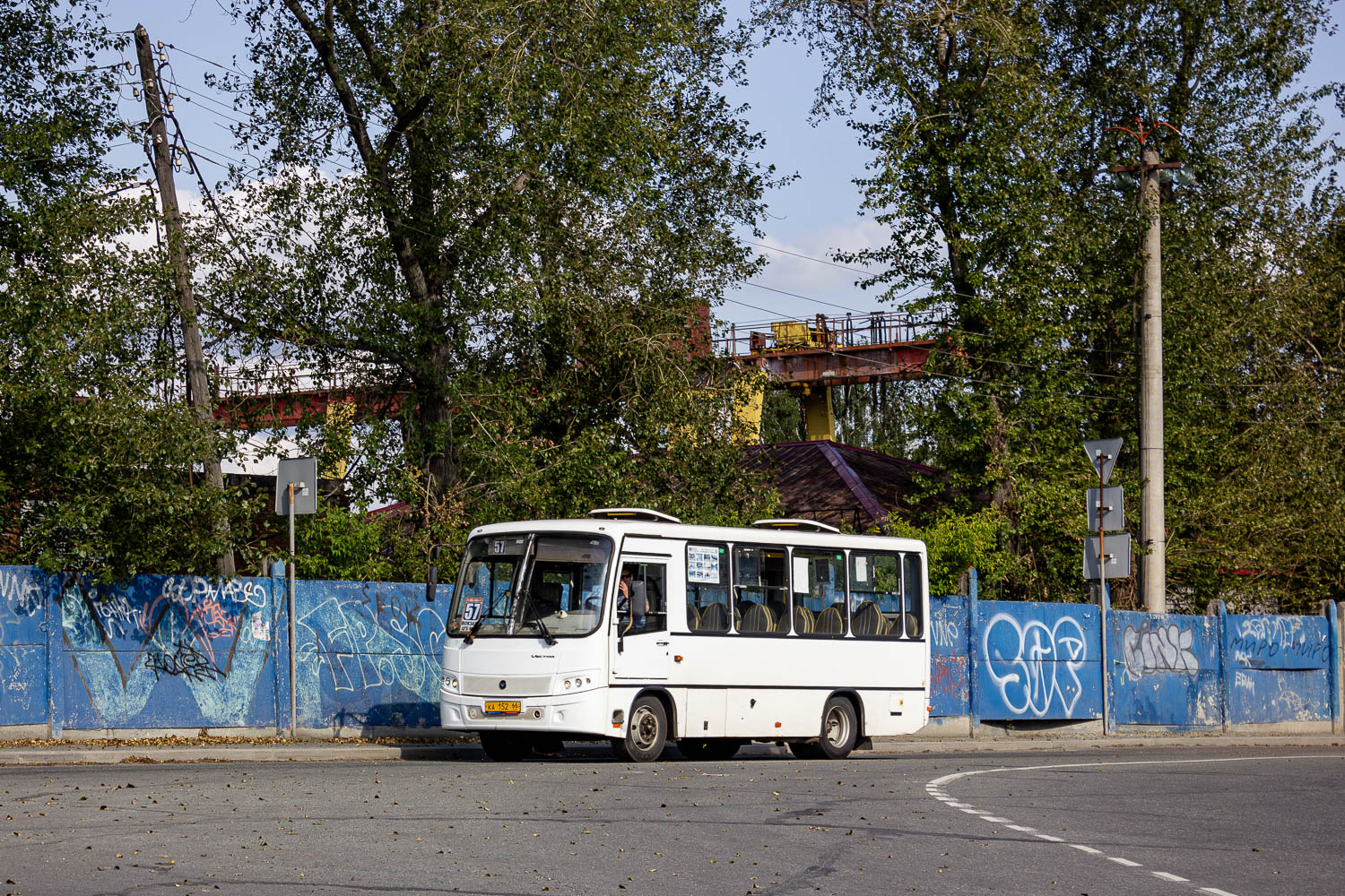 Свердловская область, ПАЗ-320302-08 "Вектор" № КА 152 66