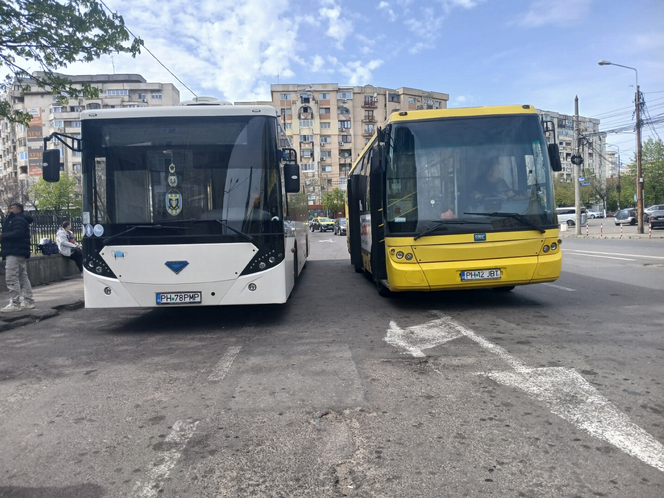 Румыния, Eurobus Diamond U12 № 3151; Румыния, BMC Probus 215 SCB № 3100