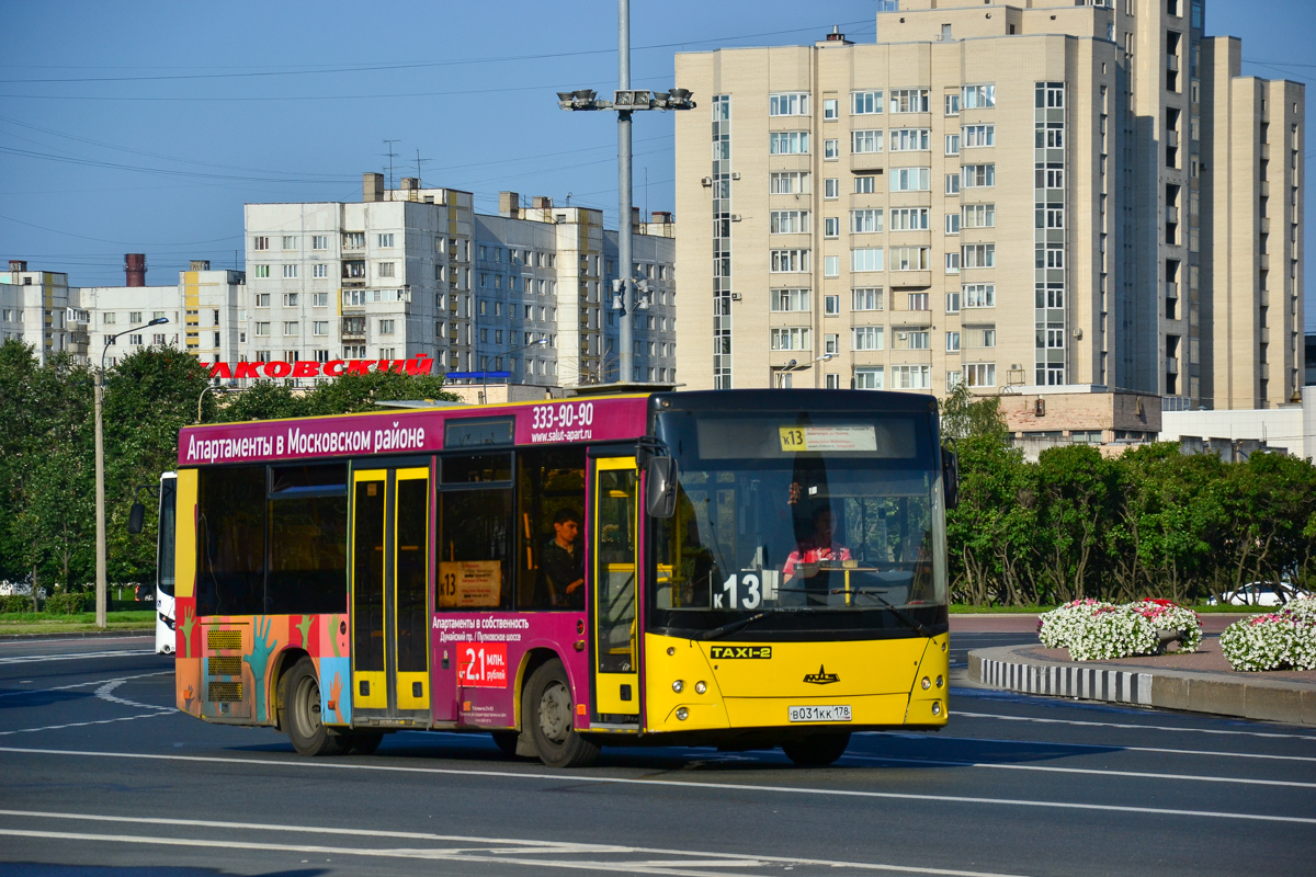 Санкт-Петербург, МАЗ-206.067 № В 031 КК 178