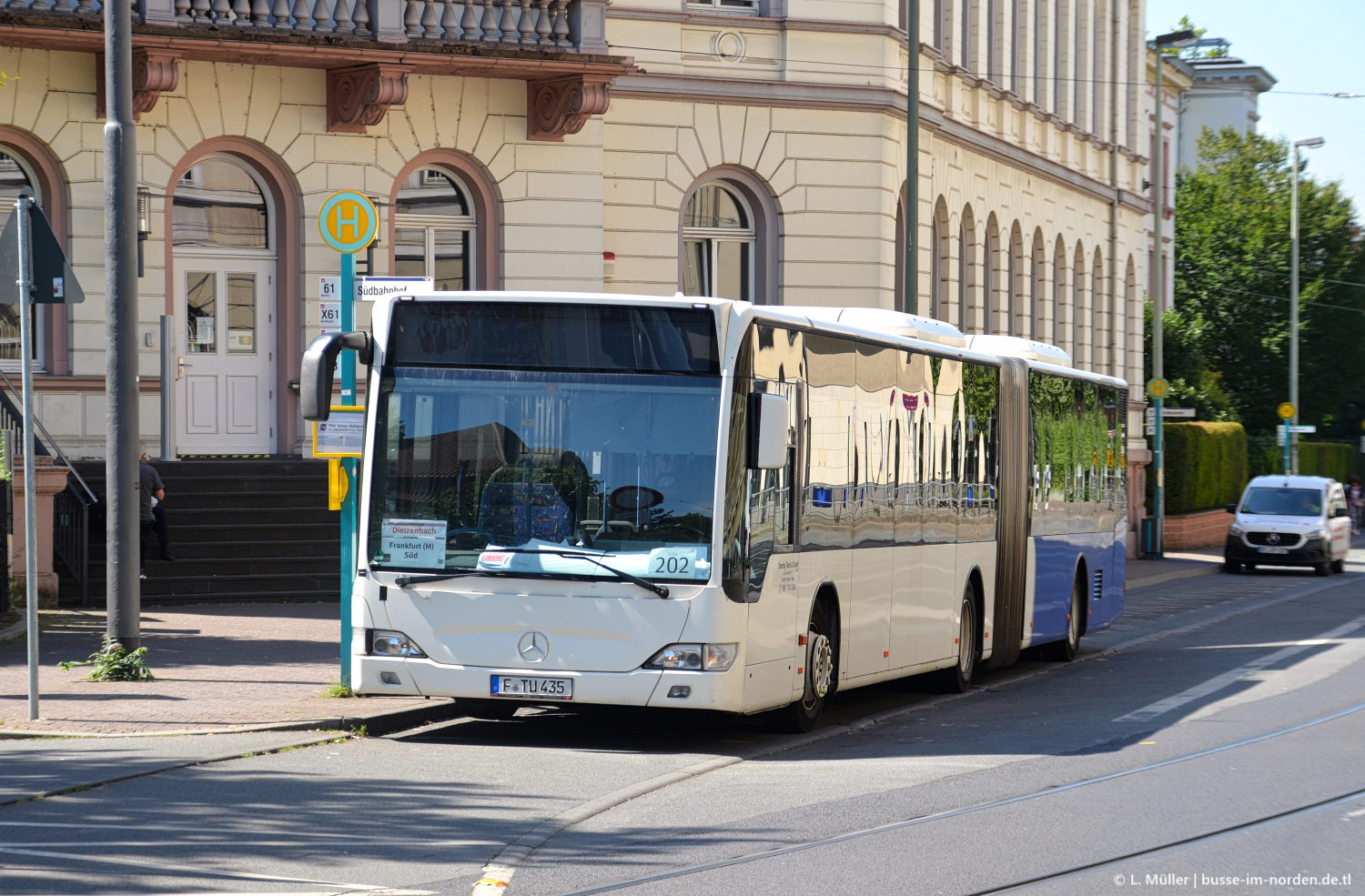 Гессен, Mercedes-Benz O530G Citaro facelift G № F-TU 435; Гессен — SEV · Offenbacher City-Tunnel · 28.04.2025 — 19.10.2025
