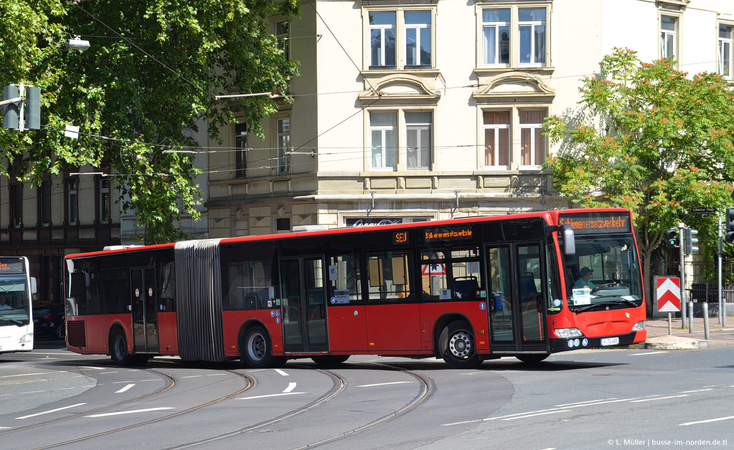 Гессен, Mercedes-Benz O530G Citaro facelift G № F-TU 485; Гессен — SEV · Offenbacher City-Tunnel · 28.04.2025 — 19.10.2025
