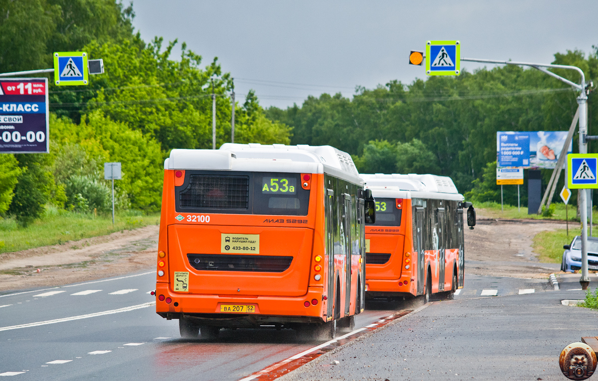 Нижегородская область, ЛиАЗ-5292.67 (CNG) № 32100; Нижегородская область, ЛиАЗ-5292.67 (CNG) № 32095