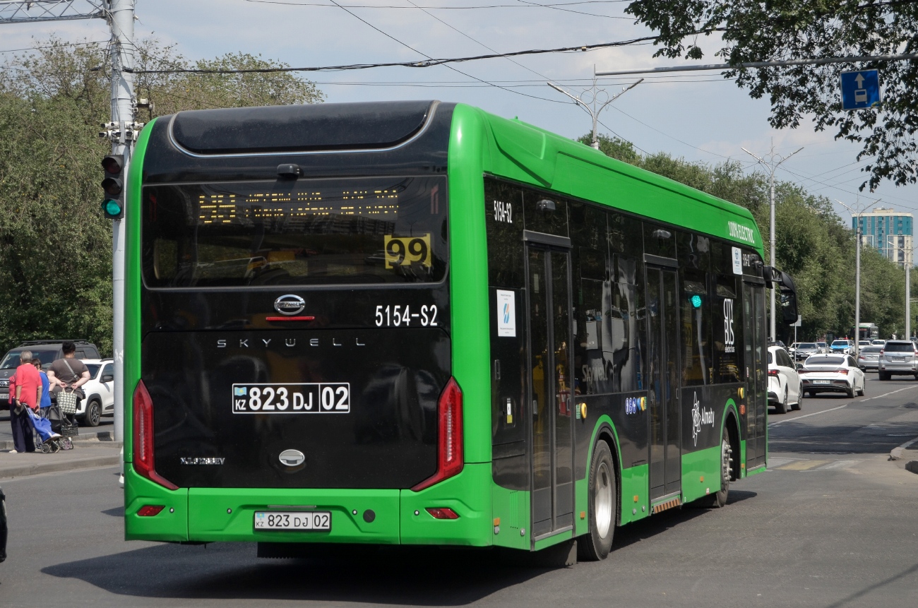 Алматы, Skywell NJL6128BEV (СемАЗ) № 5154-S2