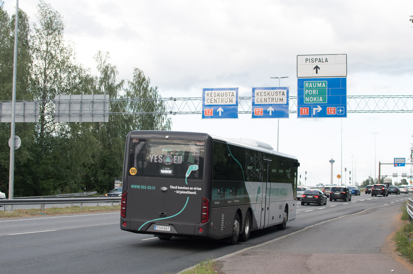 Финляндия, Yutong IC15E № CSH-567