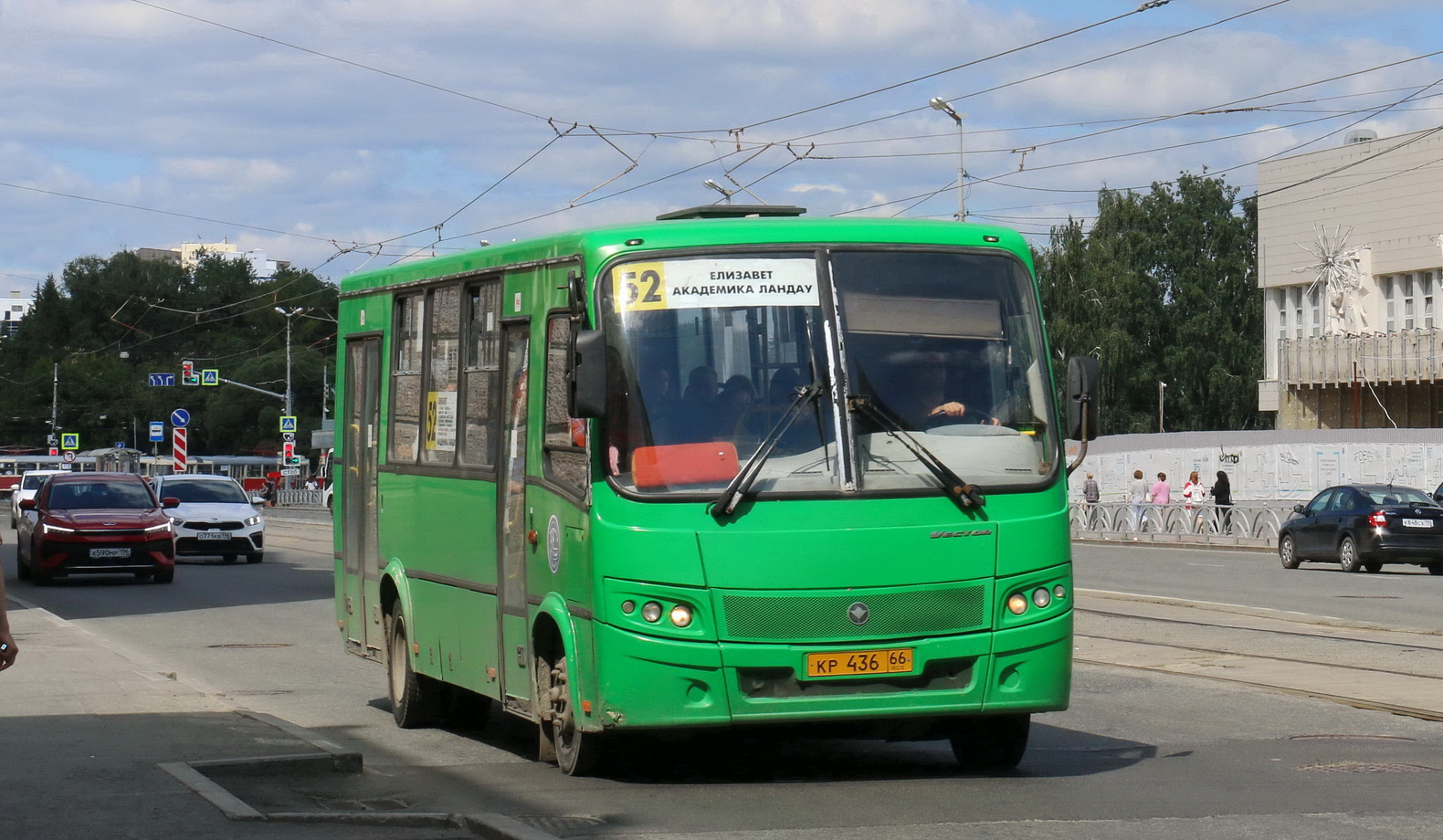 Свердловская область, ПАЗ-320414-04 "Вектор" (1-2) № КР 436 66