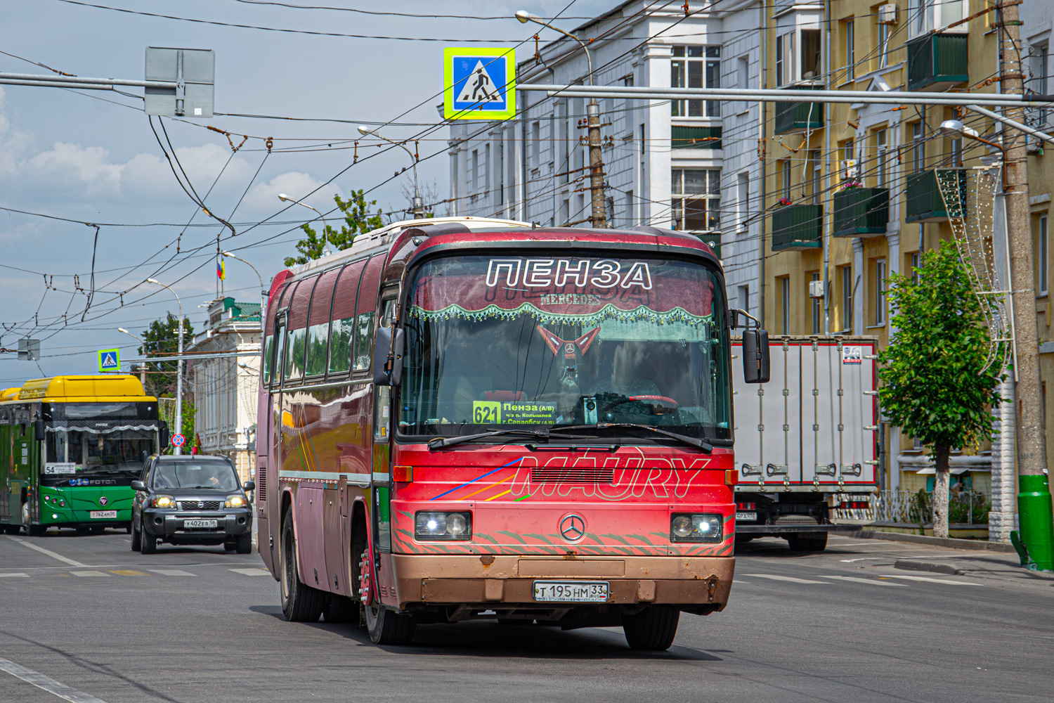 Пензенская область, Mercedes-Benz O303-10RHS № Т 195 НМ 33