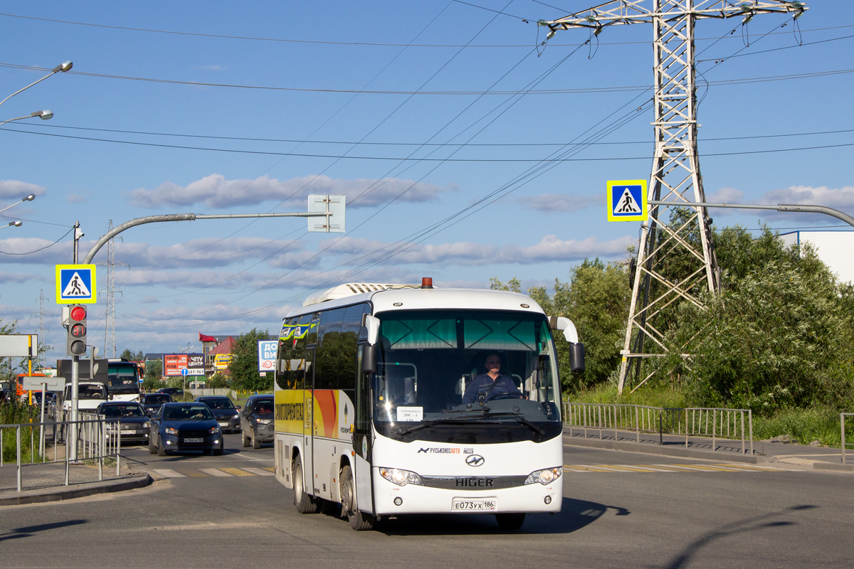 Ханты-Мансийский АО, Higer KLQ6826Q № Е 073 УХ 186