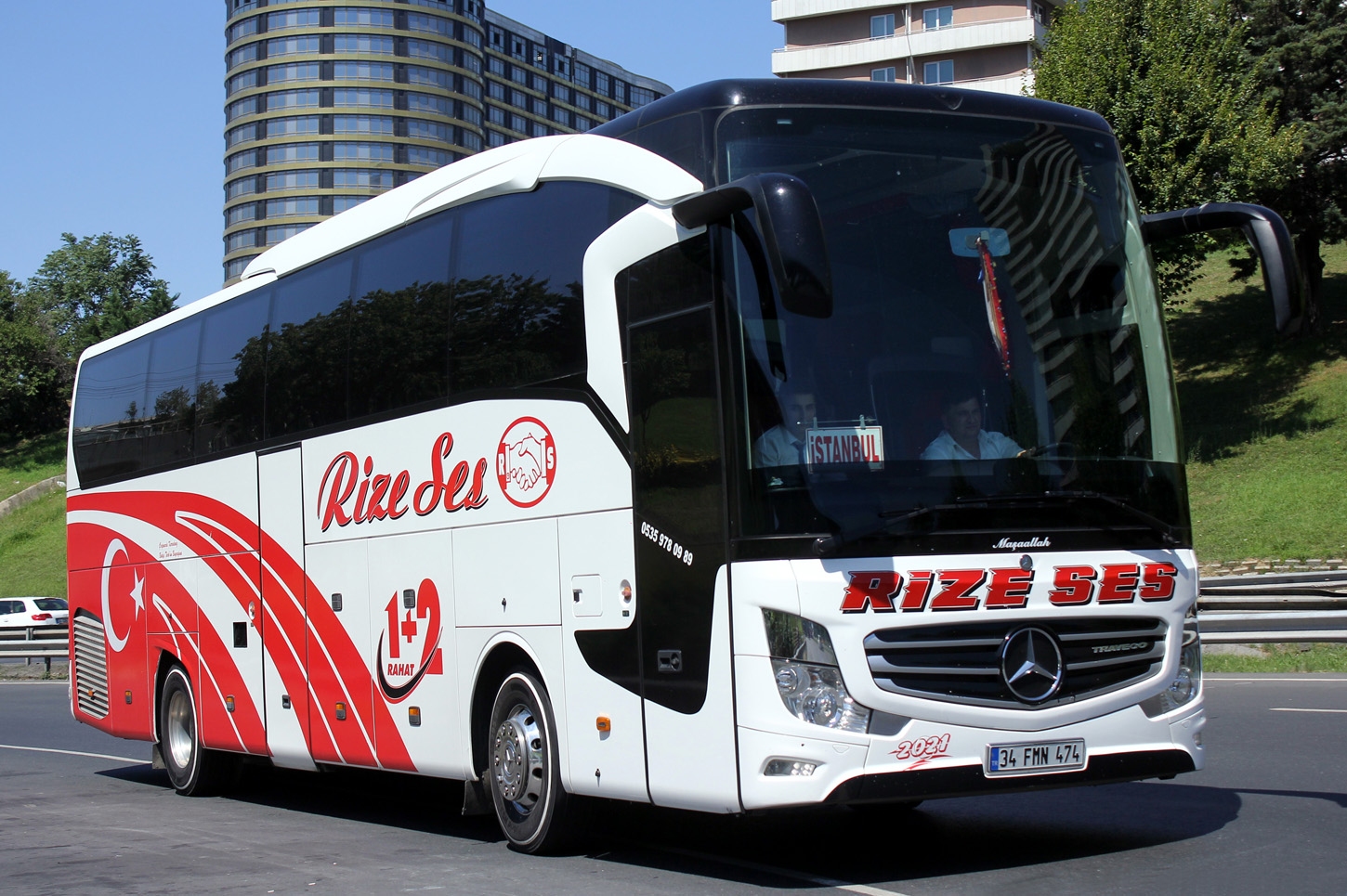 Турция, Mercedes-Benz Travego III 16SHD № 34 FMN 474 Турция, Mercedes-Benz Travego III 16SHD № 34 FMN 474